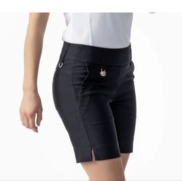 Daily Sports Miracle Golf Shorts 17" Black Size 12 NWT - Picture 8 of 9